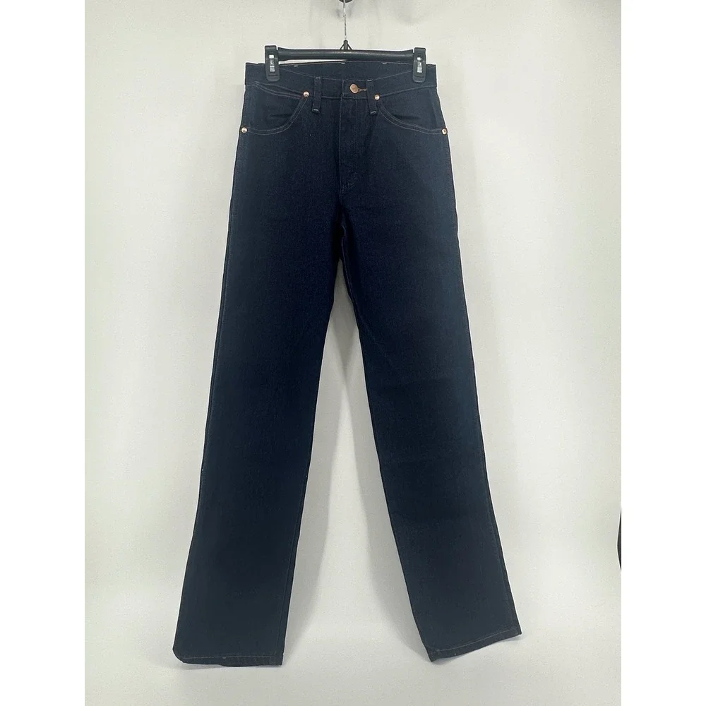 Wrangler‎ Cowboy Cut Jeans Mens 27x36 Blue Solid Original Fit Modern NWT 13MAFPW